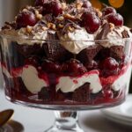 Alkoholfreies Schwarzwälder Trifle zu Weihnachten – Lecker