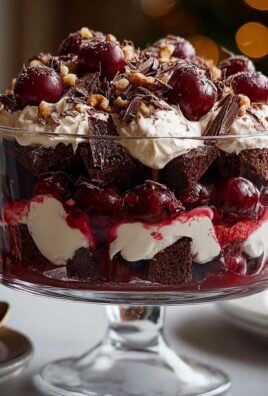 Alkoholfreies Schwarzwälder Trifle zu Weihnachten – Lecker