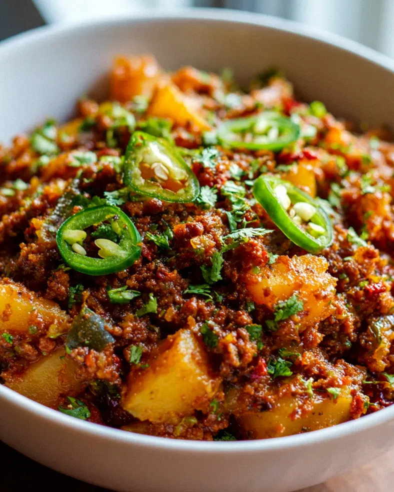 Aloo Keema: Köstliches Rezept für Hackfleisch mit Kartoffeln