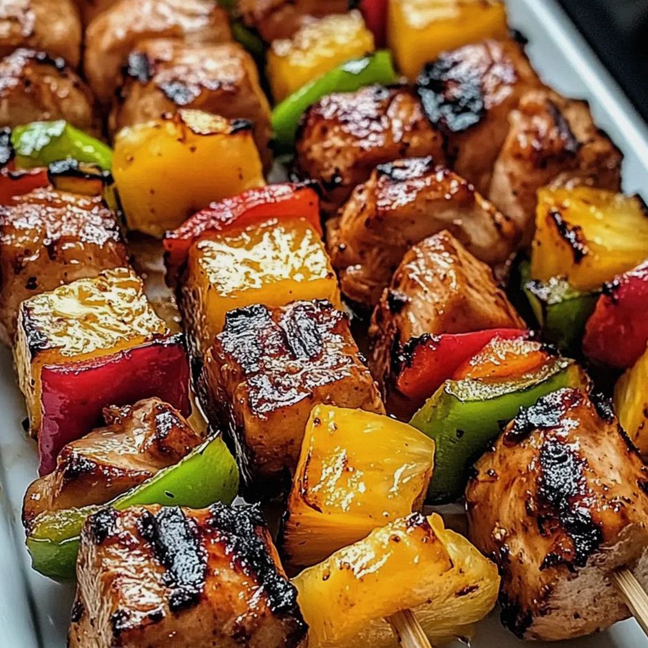 Ananas-Hühnchen-Spieße für den perfekten Grillabend