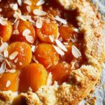 Aprikosen-Galette mit Mandelplättchen