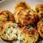 Blumenkohl-Mozzarella-Bällchen