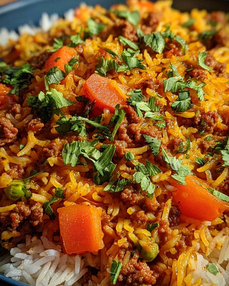 Curryreis mit Hackfleisch – Schritt 2