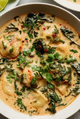 Das beste Rezept: Cremige Thai Dumpling Suppe – Unwiderstehlich