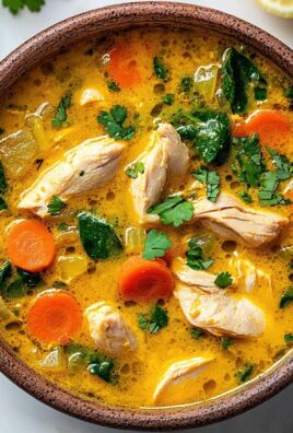 entzündungshemmende Kurkuma-Hühnersuppe