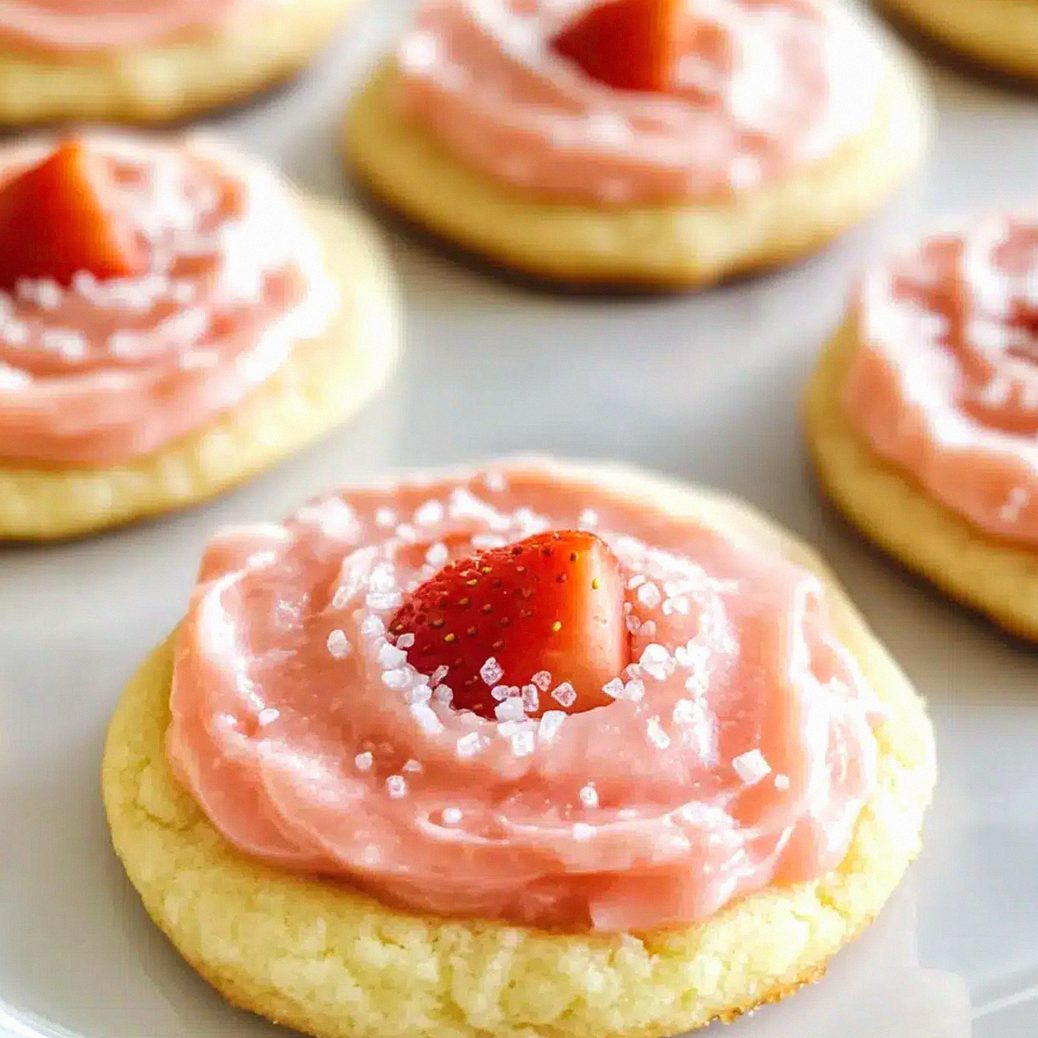 Erdbeer-Zitronen-Limonade-Zuckerplätzchen für den Sommer – Schritt 2