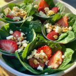 Erdbeeren Spinat Salat für frische Genussmomente