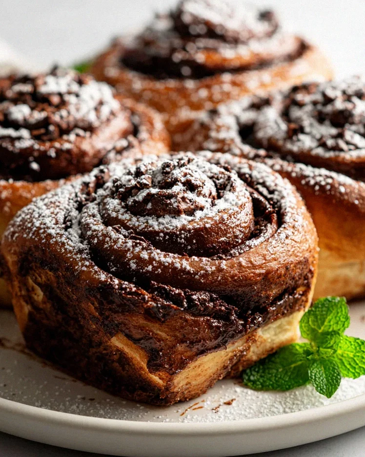 Flaumige Schoko-Brötchen: Süßer Kakao-Teig Genuss