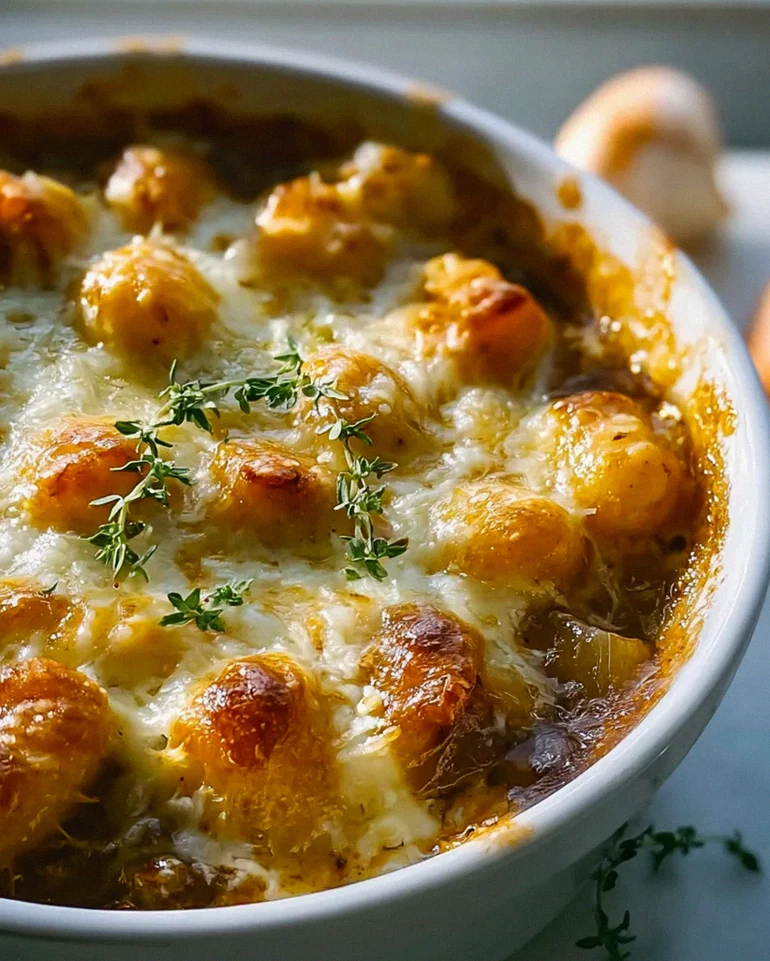Französische Zwiebel Gnocchi aus dem Ofen: Einfach & köstlich!