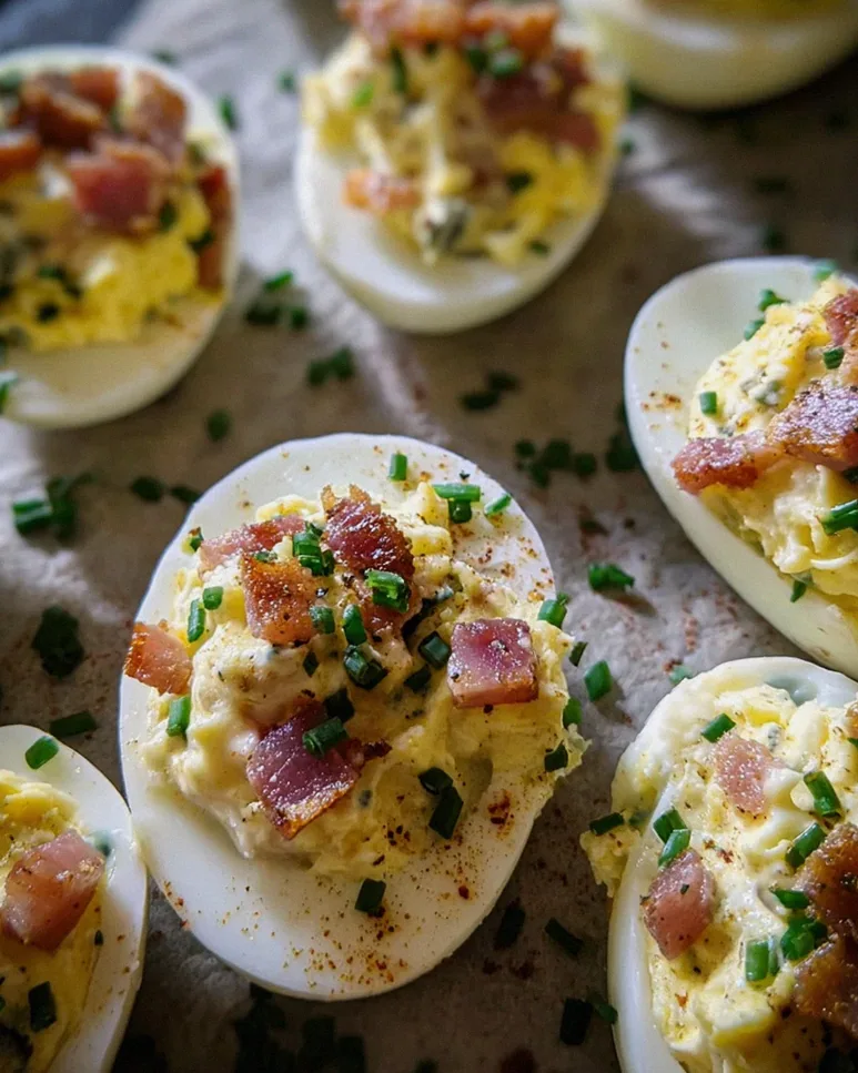 Gefüllte Eier (ohne Mayonnaise) – Schritt 1