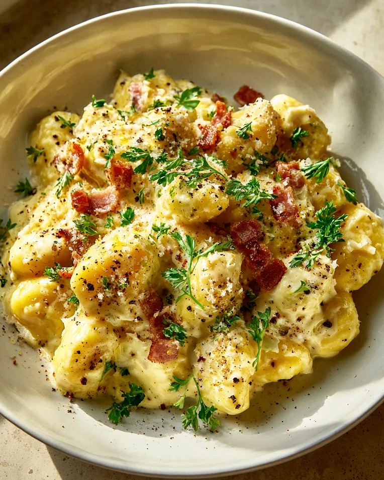 Gnocchi Carbonara: Dein schnelles Pastaglück – cremig & unwiderstehlich! – Schritt 1