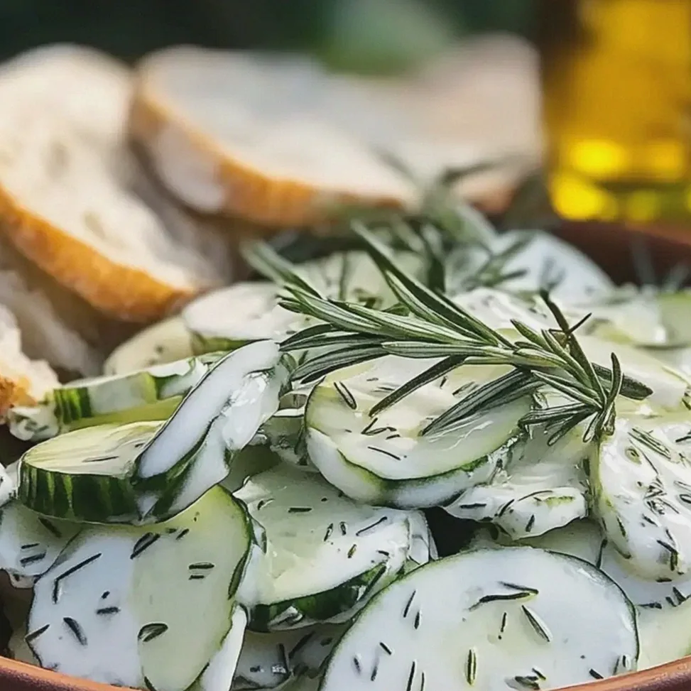 Gurkensalat mit Sahne – Schritt 2
