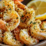 Knoblauch Parmesan Garnelen aus der Heißluftfritteuse