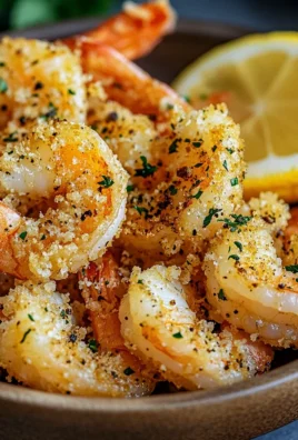 Knoblauch Parmesan Garnelen aus der Heißluftfritteuse