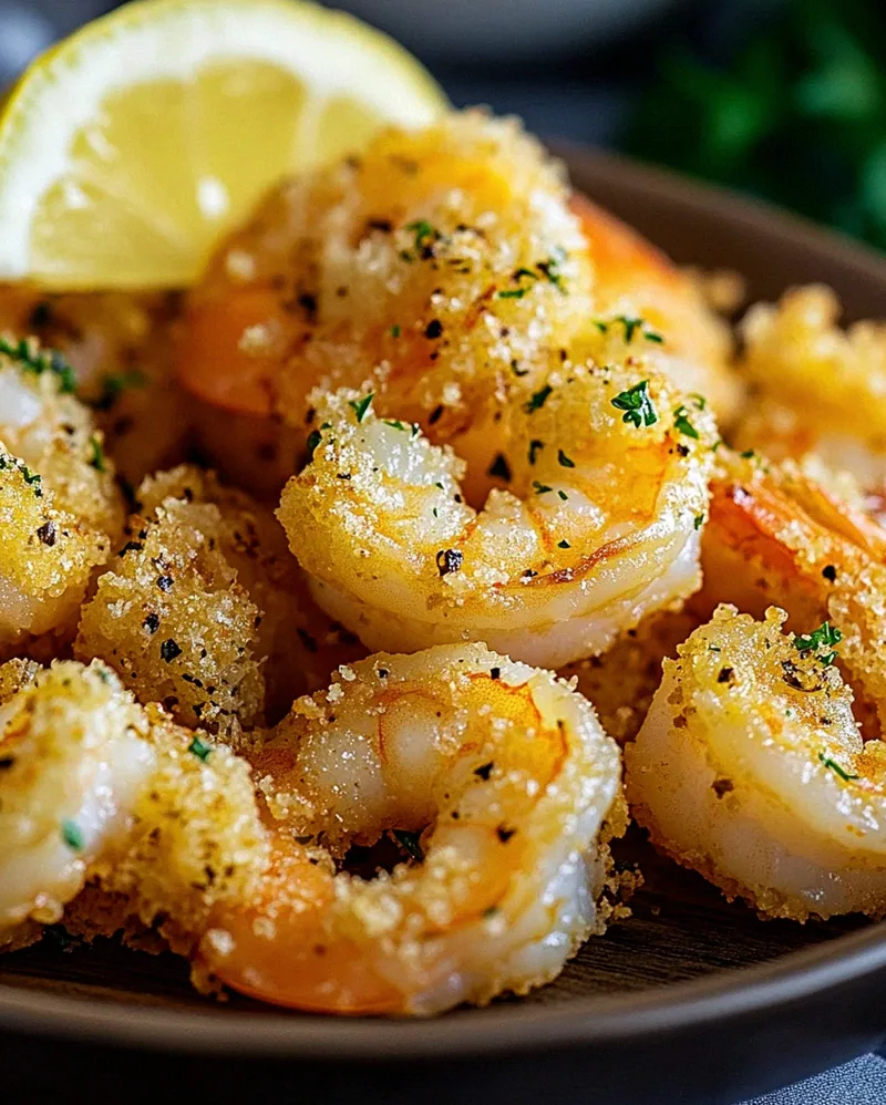 Knoblauch Parmesan Garnelen aus der Heißluftfritteuse – Schritt 2