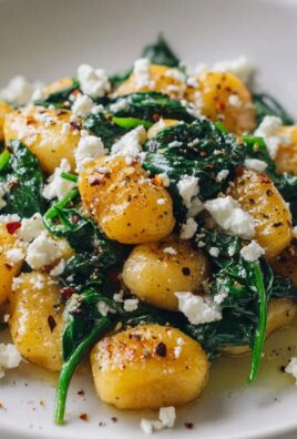 Knusprige Gnocchi mit Spinat & Feta: Dein neues Lieblingsgericht!