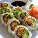 Knusprige Tempura Garnelen Sushi Rolls Rezept – Schnell & Lecker
