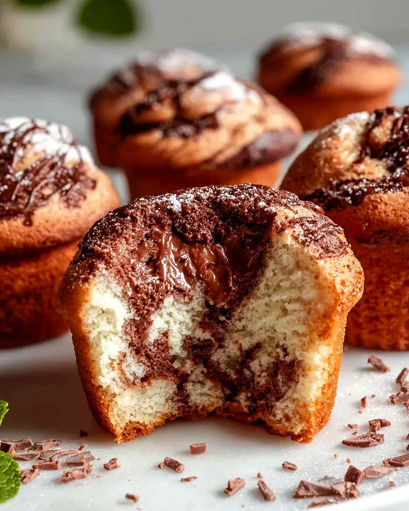 Leckere Kinder Bueno Muffins mit Mascarponefüllung