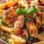 Leckere Marry Me Chicken Pasta für romantische Abende