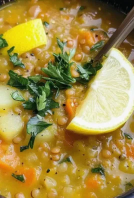 Libanesische Linsensuppe in 30 Minuten kochen