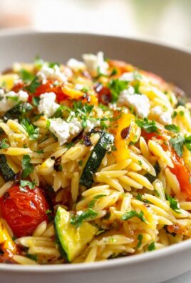 Roasted Vegetable Orzo Bowl: Gesundes Feierabendgericht