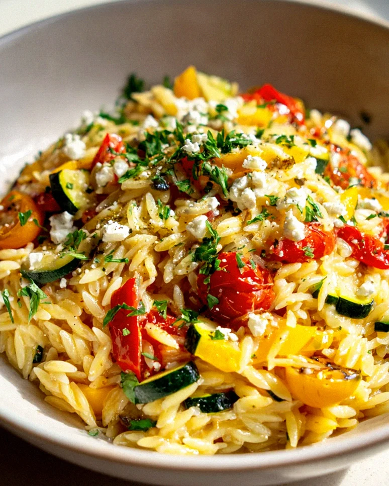 Roasted Vegetable Orzo Bowl: Gesundes Feierabendgericht – Schritt 2