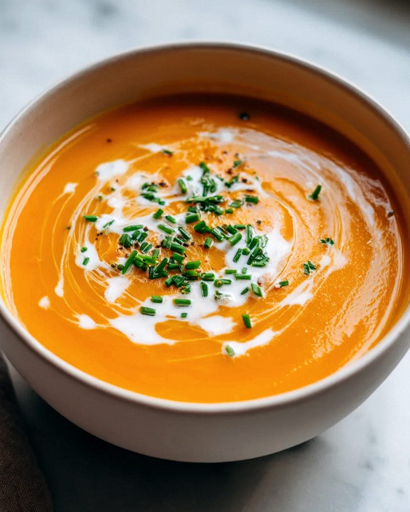 Schnelle Kürbissuppe mit Ingwer & Kokosmilch – Cremig & Aromatisch