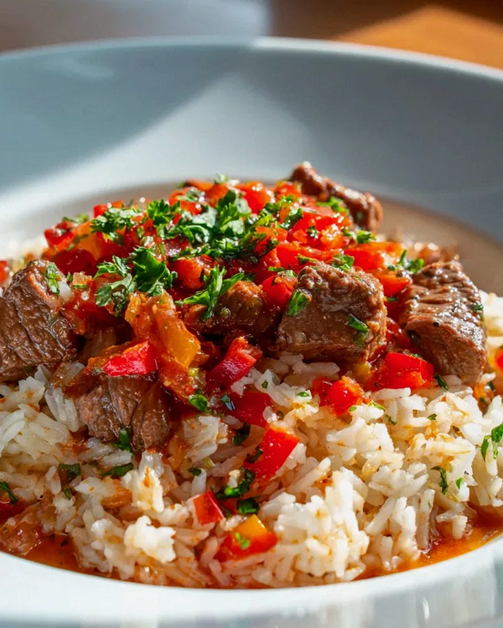 Serbisches Reisfleisch mit Rind: Dein herzhaftes Rezept