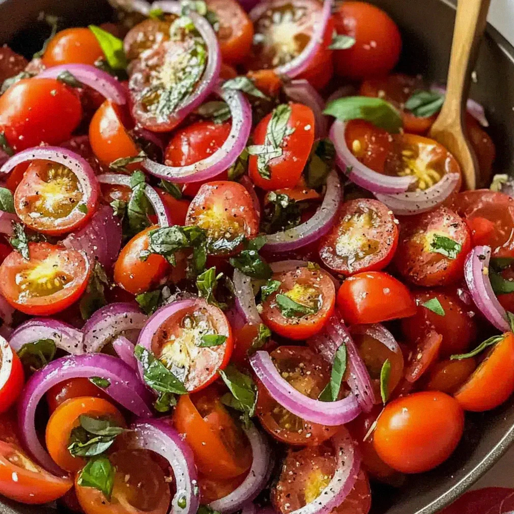 Sommer Kirschtomaten Salat frisch und köstlich