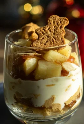 Winterliche Spekulatius-Creme mit Bratapfelkompott