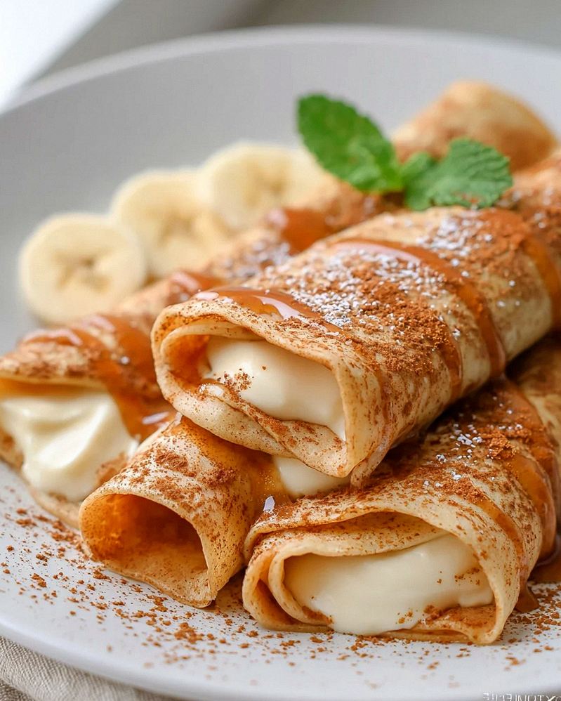 Zimtrollen-Protein-Crêpes