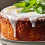 Zitronen Blaunon alkoholfreier Kastenkuchen mit Joghurtglasur