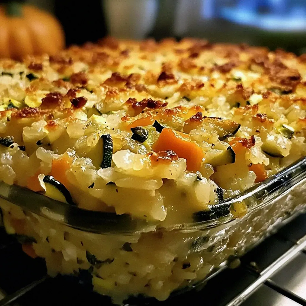 Zucchini-Reis-Füllung-Auflauf für gemütliche Abende